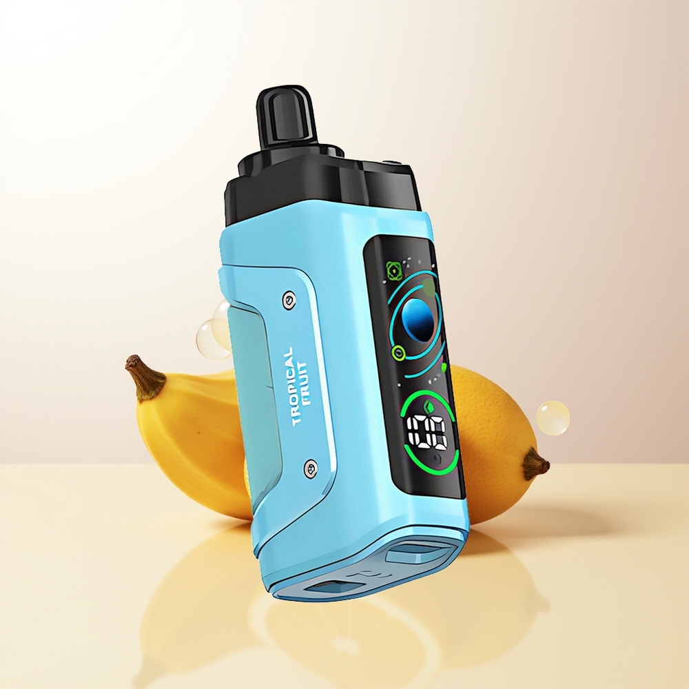 Razz Bar 45000 Puffs Tropisk Frukt Mesh Coil 10 Ohm Justerbar Luftflöde 650 Mah Type-C 20 mg/ml