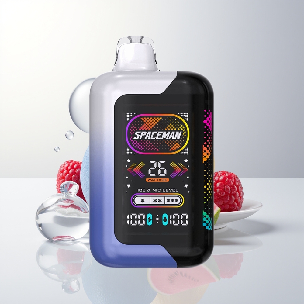 SMOK SPACEMAN SP40000 20ml Blå Hallon Is 1000mAh 50mg/ml