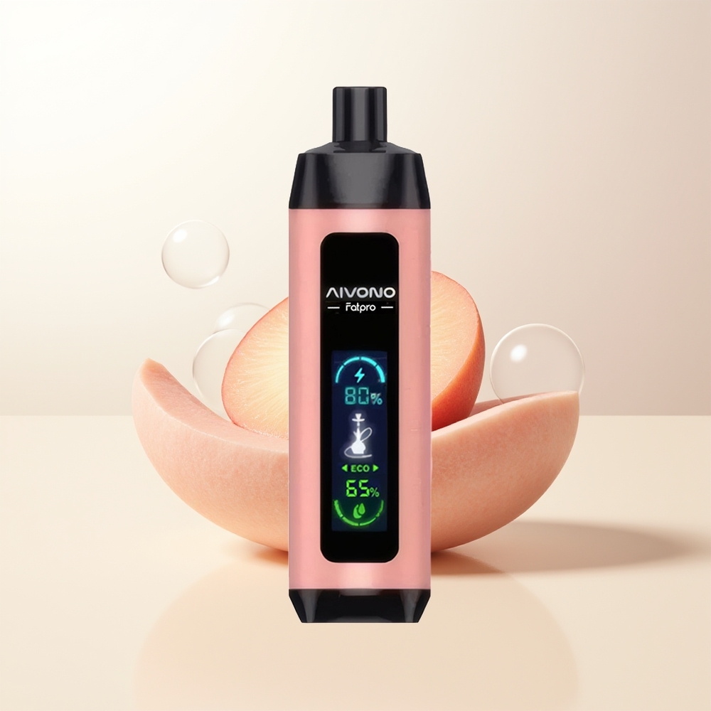 Aivono Aim Fatpro 22000 Puffs Persikois 0% 28ml 600mAh 0.6ohm Mesh Coil