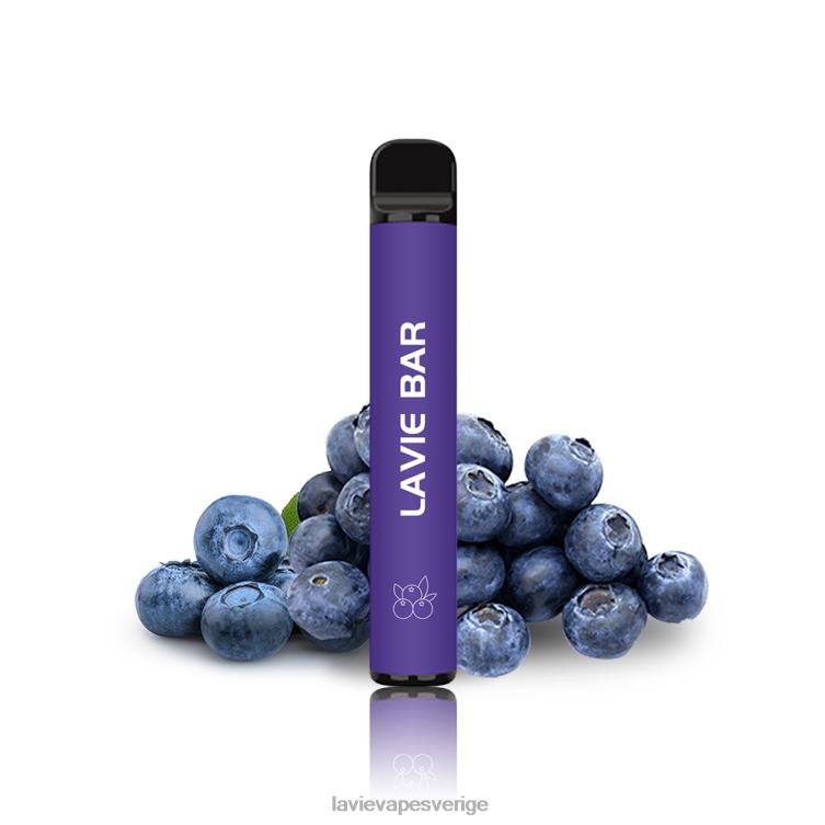84X26318 Lavie Vape Pris | blåbär LAVIE BAR 2% version 800 puffar