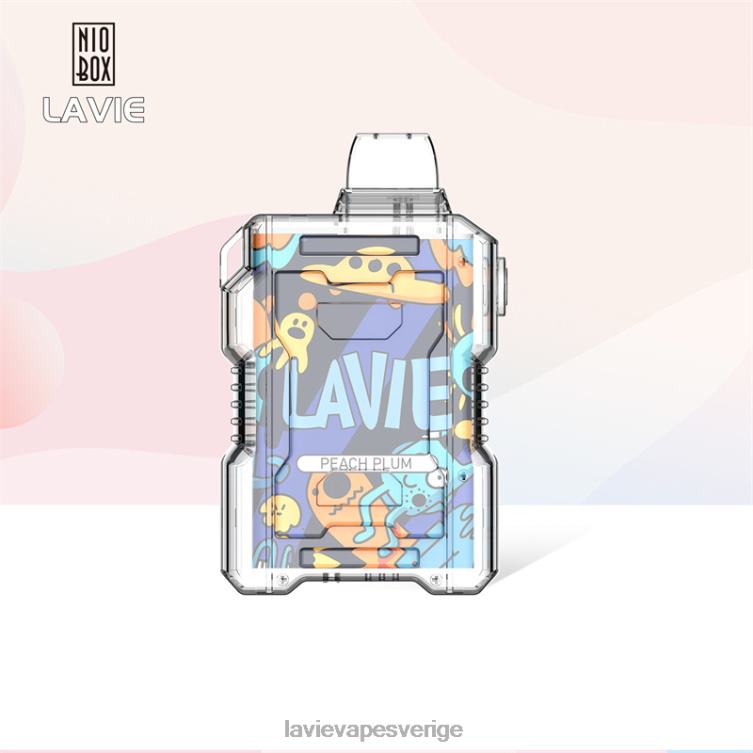 84X26198 Lavie Vape Pris | persika plommon LAVIE NIO BOX 9000 bloss